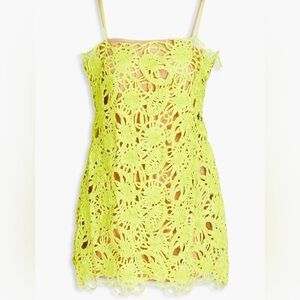 NWT Cult Gaia Shaunez crochet mini dress